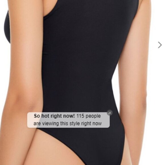Forever 21 Contour Sculpt Sleeveless Fitted Bodysuit 4X - Picture 4 of 8